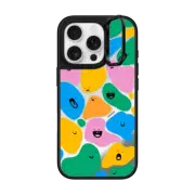 iPhone 16 Pro Mirror Ring Stand Case MagSafe Compatible RAINBOW FEELS BY WEEWAAZ