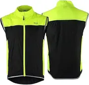 [Generic] Men's Ultrathin Lightweight Sleevel Coat Jacket Running Cycling ycle Vest Windproof