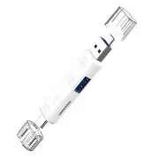 5 in 1 USB 3.0 Type C / USB / Micro USB SD TF Memory Card Reader OTG Adapter