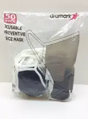 Aramark Reusable Preventive Knit Face Mask 50 Pack