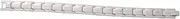 FRCOLOR Men's Titanium Steel Bracelet Stylish Hand Chain Magnetic Therapy Silver