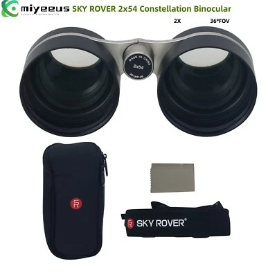 SKY ROVER 2x54 Constellation Binocular 2X 36° FOV Astronomical Telescope