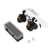 Head Mount Magnifier with LED Light, Hands Free Headband Magnifying Glass Vis...