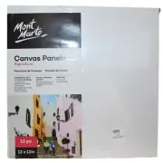 Mont Marte Canvas Panel 12 Pack 12 X 12 in Canvas Panels