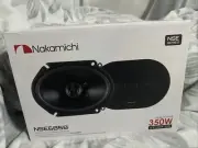 Nakamichi 6x9" Coaxial Speakers 3 Way 4 Ohm 500 Watts Max Power NSE6958 Pair New