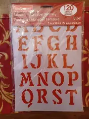 1.5" Alphabet Stencils- Alphabet Whimsy