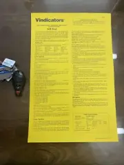 ATARI Vindicators Upright Back Door Sheet New Atari Part ST-317 1st Printing
