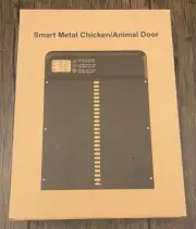 Automatic Chicken Coop Door Opener: Electric Metal Chicken Door with Timer