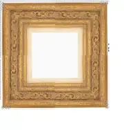 16 X 20 BAROQUE MEDIUM ANTIQUED GOLD 4 5/8" WIDE STANDARD PICTURE FRAME w/ LINER