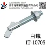 (三幸商事) 中空壁用錨栓 膨脹螺絲 外牙 壁虎 中空壁 IT-1070S 日本SANKO TECHNO製造