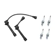 Bosch Ignition Leads +4 Denso TT Spark Plugs for Suzuki Baleno SY416 Carry GA413