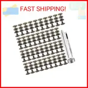 72 Pieces 15MM Snap Fastener Kit Tool Snap Button kit Snaps for Leather Leather