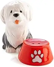 Sheepdog & Bowl Salt & Pepper Shakers Set
