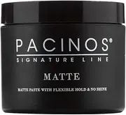 Pacinos Matte Hair Paste - Firm Hold, No Shine, Sculpting & Styling Wax, Long Lasting Definition & Texture, No Flakes, All Hair Types