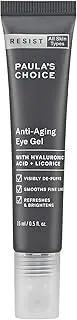 Paula's Choice RESIST Anti-Aging Eye Gel with Hyaluronic Acid, for Dark Circles, Puffy Eyes, Crow's Feet, Fine Lines & Wrinkles, 15ml