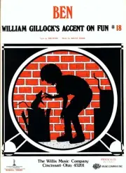 MICHAEL JACKSON BEN SHEET MUSIC GILLOCK'S ACCENT ON FUN #18 PIANO RARE BRAND NEW