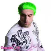 Adult The Joker Wig SUICIDE SQUAD Costume Mens Accessories Wigs