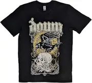 [Down] Unisex Adult Swamp Skull Cotton T-Shirt