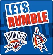 NBA Oklahoma City Thunder Slogan Magnet Sheet