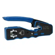 RJ45 Crimp Tool Dual For End Pass Through Cutter
