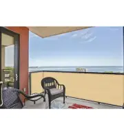 3'x10'Balcony Privacy Screen Patio Deck Cover,Apartment RailingScreenMesh Patio