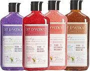 ST. D'VENCÉ Shut the Soap Up Body Wash Combo Offer | Body Wash Shower Gel | Salicylic Acid Body Wash for Acne | For Men & Women | Paraben & Sulphate Free (300 ml x 4)