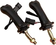 MEXWLOP 2 Piece 3 Button Handle Excavator Joystick kit Excavator Handle