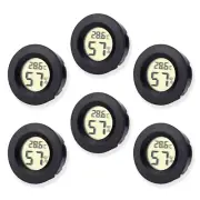 Oolong Hygrometer Thermometer,6-Pack Mini Digital Thermometer and Humidity Mo...