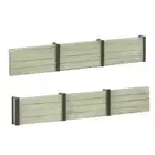 Bachmann Scenecraft 44-0508 Kingpost Concrete Retaining Walls (x4) OO Gauge