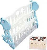 Mikinona Bookshelf for Playroom Capacity Bookcase for Bedroom Kindergarten Book Storage Rack with Antler Design