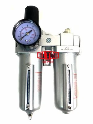 3/4" HEAVY DUTY COMBO PARTICULATE FILTER REGULATOR LUBRICATOR COMPRESSED AIR