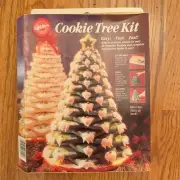 NOS VTG Wilton Christmas Cookie Tree Kit Open Box Complete Set 1994 Baking