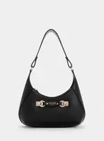 GUESS Black Mimina Top Zip Shoulder Bag