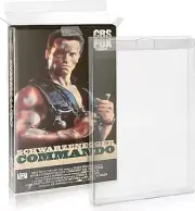 5x Premium VHS Cover Protectors for VHS Cassette Tape Game tapes Display Storage