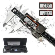 Digital Caliper Measuring Tool, IP54 Waterproof Stainless Steel Electronic Ve...
