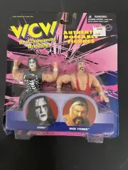 Sting Rick Steiner WCW 1998 OSFTM 4.5 in. Action Figures 2 Pack WCW