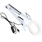 Magnifying Lamp Metal Swing Arm Magnifier Lamp-10 Levels Brightness,3 Color5472