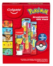 Colgate Kids Toothbrush Set, Includes Pokemon Toothbrush, Kids Toothpaste, and K