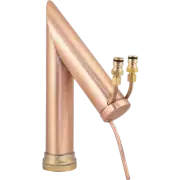 AlcoEngine Copper Pot Still Top w/ Garden Hose Quick Disconnect (QD)