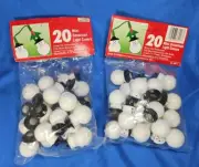 Mini Snowman String Light Covers, Blow Molds 2 Packages New Unopened Vintage