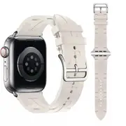 White For Apple Watch Band iWatch Strap Series 10 SE 9 8 42mm 40 Wristwatch