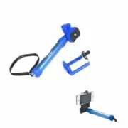 JUSINO AC-510T Pro Selfie Stick POD Photography Camera phone mobile iPhone Blue