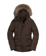 Long-sleeved hooded cotton-padded suit IT52,IT50,IT54,IT48,IT46 Black