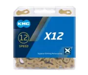 KMC 12 Speed Chains X12 Ti-N Gold 126 Links MTB Trekking Bicycle Road Bike Chain