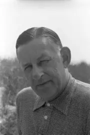 John O'Hara best-selling novelist and author at home in 1961 OLD PHOTO 2