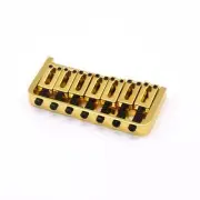 KD By AxLabs 7-String Hardtail Bridge - 4-Screw, 10.5 mm Spacing- Gold