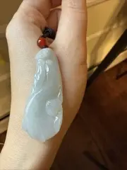 Untreated Grade A jadeite Jade 純天然翡翠A貨 隨形手工雕 悟道