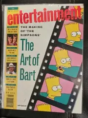 RARE Entertainment Weekly #14 ~The Making of The Simpsons ~ The Art of Bart 1990