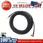Extension Cable SMB for Sirius XM Satellite Radio Antenna Male To Female 23Ft