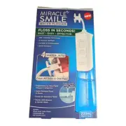 Miracle Smile Flosser Deluxe Pro Water Flosser Floss in Seconds